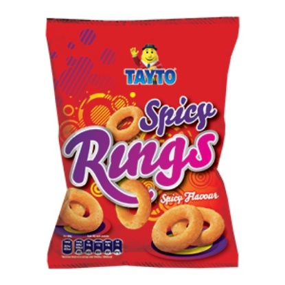 Picture of Tayto Spicy Rings 42g (New) x32